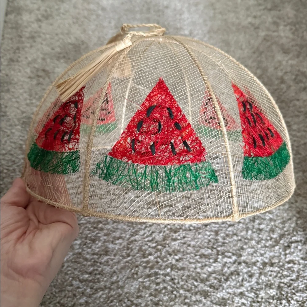 Sinamay Food Tent Cover Handcrafted Diameter-14